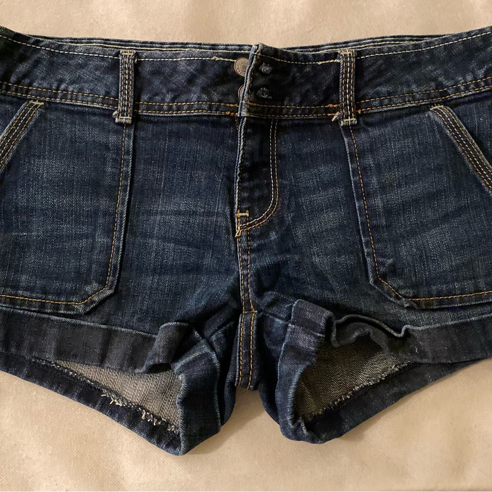Aeropostale Blue Jean Shorts Classic Cut-Off Style